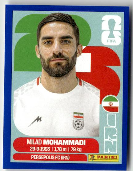 2026 Panini FIFA World Cup Stickers Shojae Khalilzadeh #IRN6 Iran