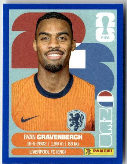 2026 Panini FIFA World Cup Stickers Ryan Gravenberch #NED11 Netherlands
