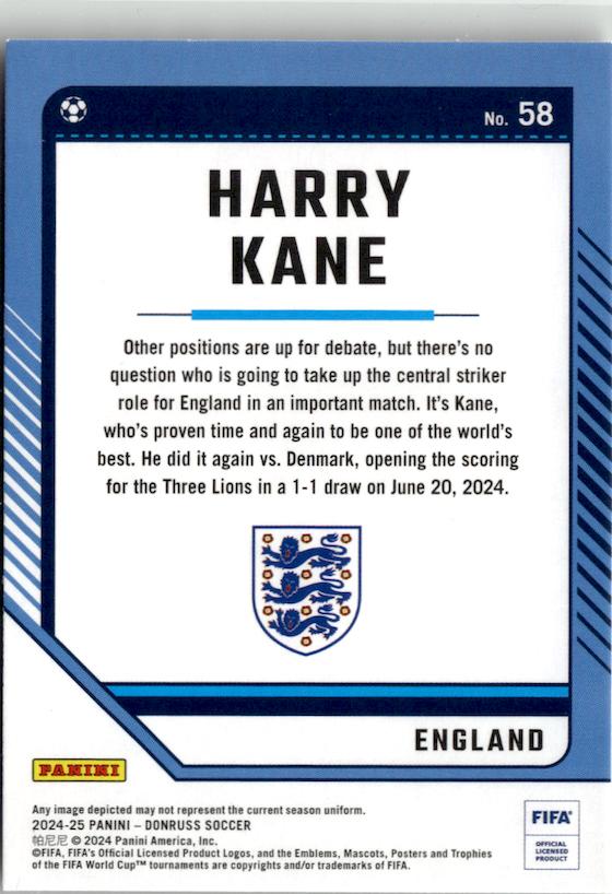 2024-25 Donruss Harry Kane Silver #58 England