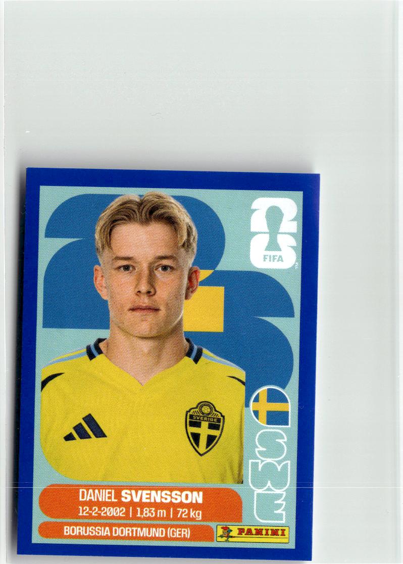 2026 Panini FIFA World Cup Stickers #SWE14 Daniel Svensson Blue