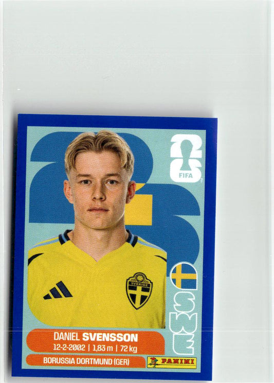 2026 Panini FIFA World Cup Stickers #SWE14 Daniel Svensson Blue