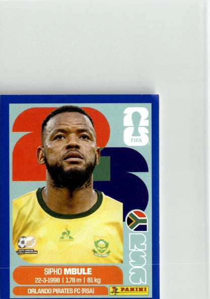 2026 Panini FIFA World Cup Stickers Sipho Mbule Blue #RSA16 South Africa
