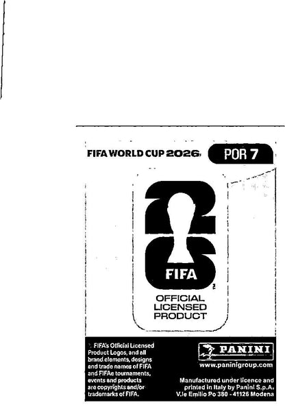 2026 Panini FIFA World Cup Stickers Nuno Mendes #POR7 Portugal