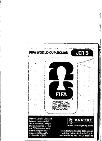2026 Panini FIFA World Cup Stickers Yazan Al-Arab Blue #JOR5 Jordan