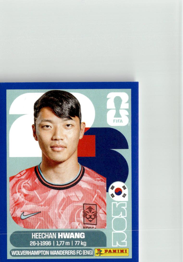 2026 Panini FIFA World Cup Stickers Heechan Hwang #KOR19 Korea Republic