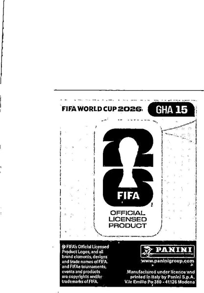 2026 Panini FIFA World Cup Stickers Inaki Williams BLUE #GHA15 Ghana