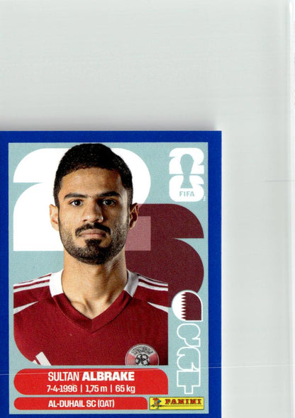 2026 Panini FIFA World Cup Stickers Sultan Al-Brake #QAT3 Qatar