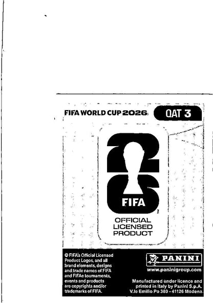 2026 Panini FIFA World Cup Stickers Sultan Al-Brake #QAT3 Qatar