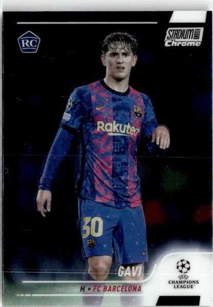 2021-22 Stadium Club Chrome UEFA Champions League Gavi #31 FC Barcelona