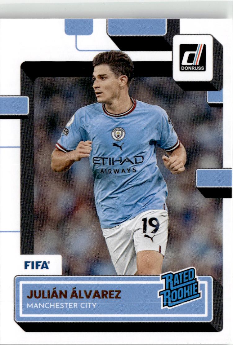 2022-23 Donruss Julian Alvarez #198 Manchester City