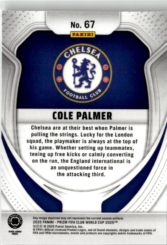 2025 Panini Prizm FIFA Club World Cup Cole Palmer #67 Chelsea FC
