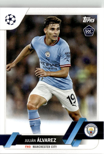 2022-23 Topps UEFA Club Competitions Julián Álvarez #68 Manchester City