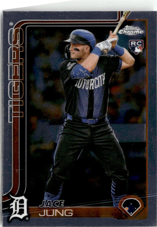 2025 Topps Chrome Jace Jung #225 Detroit Tigers