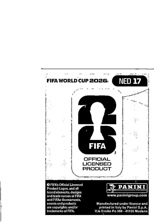 2026 Panini FIFA World Cup Stickers Memphis Depay #NED17 Netherlands