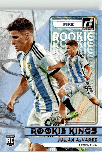 2022-23 Panini Donruss Julian Alvarez Rookie Kings Silver #2 Argentina