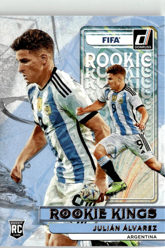 2022-23 Panini Donruss Julian Alvarez Rookie Kings Silver #2 Argentina