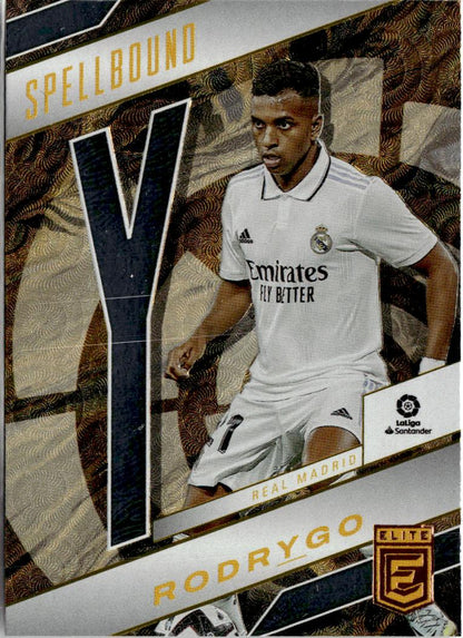 2022-23 Donruss Elite LaLiga Santander Rodrygo Spellbound #19 Real Madrid CF