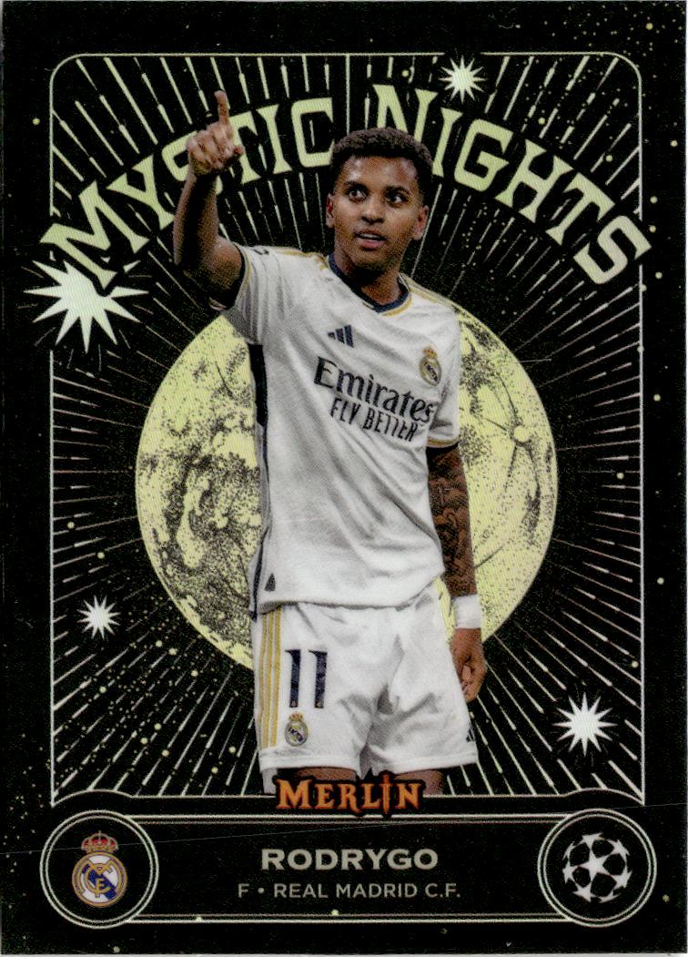 2023-24 Merlin UEFA Club Competitions Rodrygo Mystic Nights #MN-5 Real Madrid CF