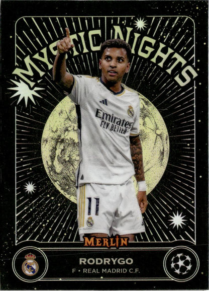 2023-24 Merlin UEFA Club Competitions Rodrygo Mystic Nights #MN-5 Real Madrid CF