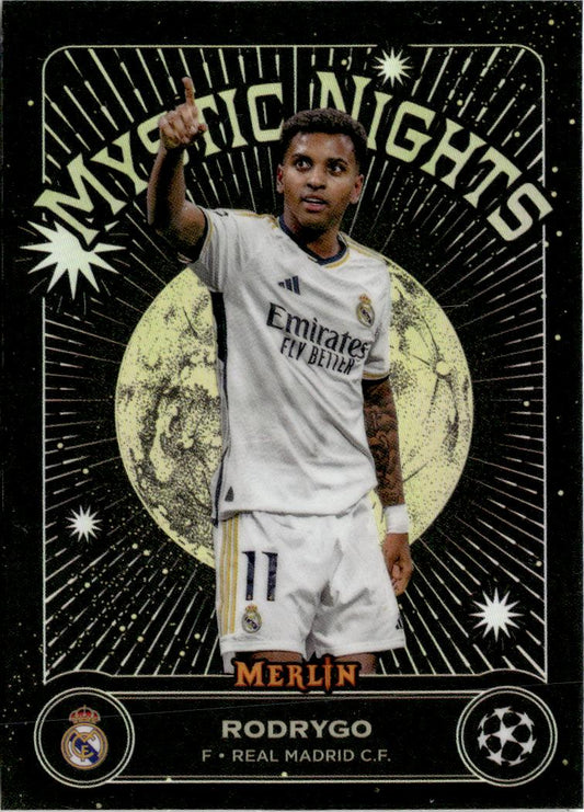 2023-24 Merlin UEFA Club Competitions Rodrygo Mystic Nights #MN-5 Real Madrid CF