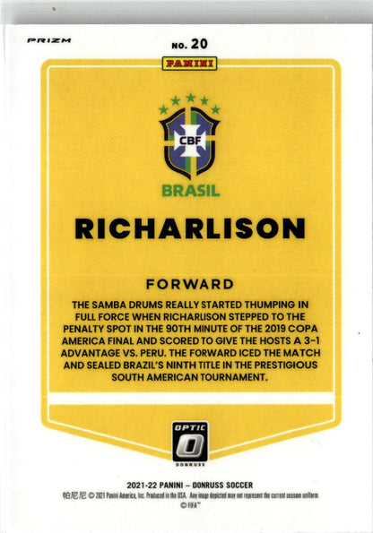 2021-22 Donruss Richarlison #20 Brazil