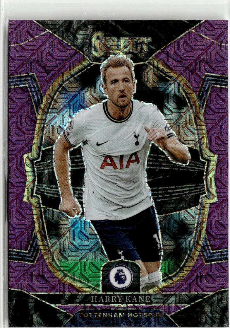2022-23 Panini Select Premier League - Terrace Harry Kane #86 Purple Mojo Prizm