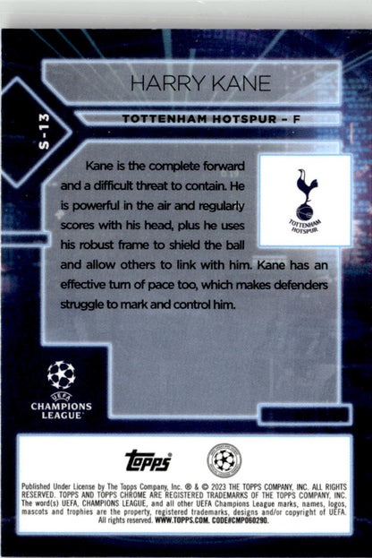 2022-23 Topps Chrome UEFA Club Competitions #S-13 Harry Kane Specimens