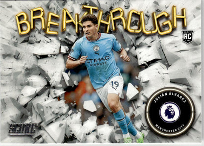 2022-23 Score Premier League Julian Alvarez Breakthrough #18 Manchester City
