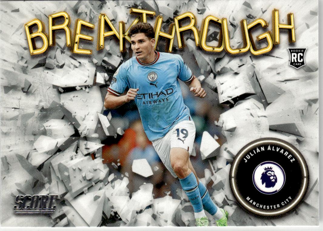 2022-23 Score Premier League Julian Alvarez Breakthrough #18 Manchester City