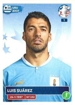 2024 Panini Copa América Stickers ("Made in Brazil" Back) #URU22 Luis Suárez