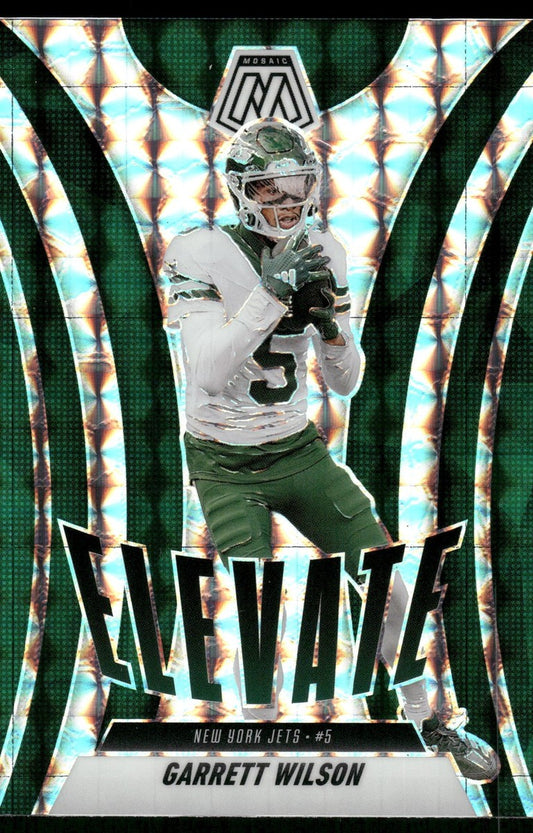 2025 Panini Mosaic Garrett Wilson Elevate #19 New York Jets