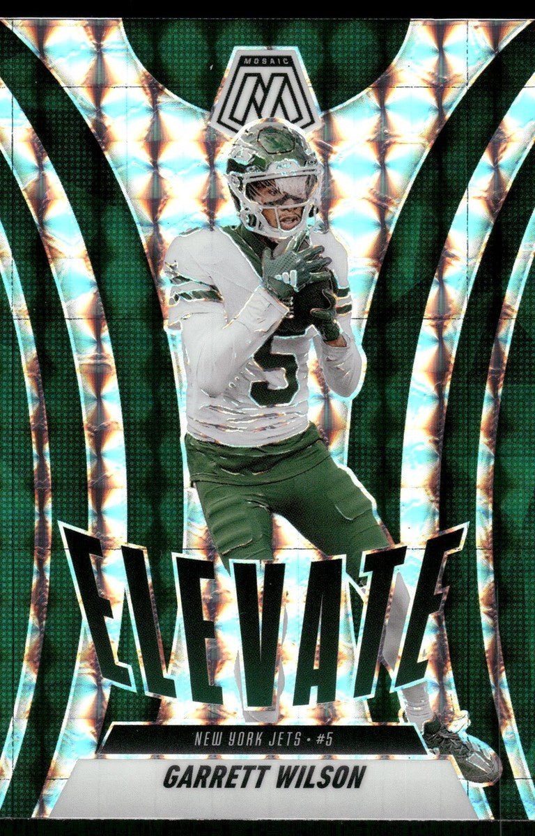 2025 Panini Mosaic Garrett Wilson Elevate #19 New York Jets