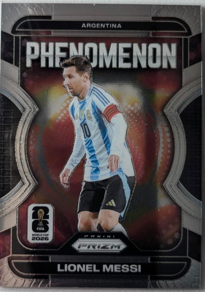 2026 Panini Prizm FIFA World Cup Lionel Messi Phenomenon #19 Argentina