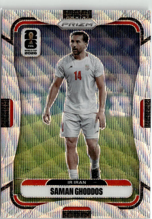2026 Panini Prizm FIFA World Cup Saman Ghoddos Wave Prizms #243 Iran