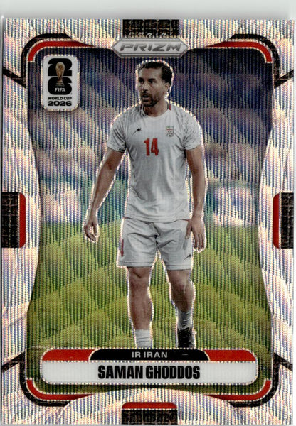 2026 Panini Prizm FIFA World Cup Saman Ghoddos Wave Prizms #243 Iran