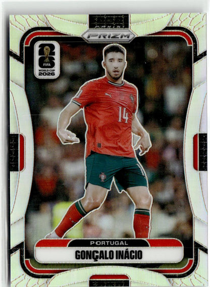 2026 Panini Prizm FIFA World Cup Goncalo Inacio Silver Prizms #363 Portugal