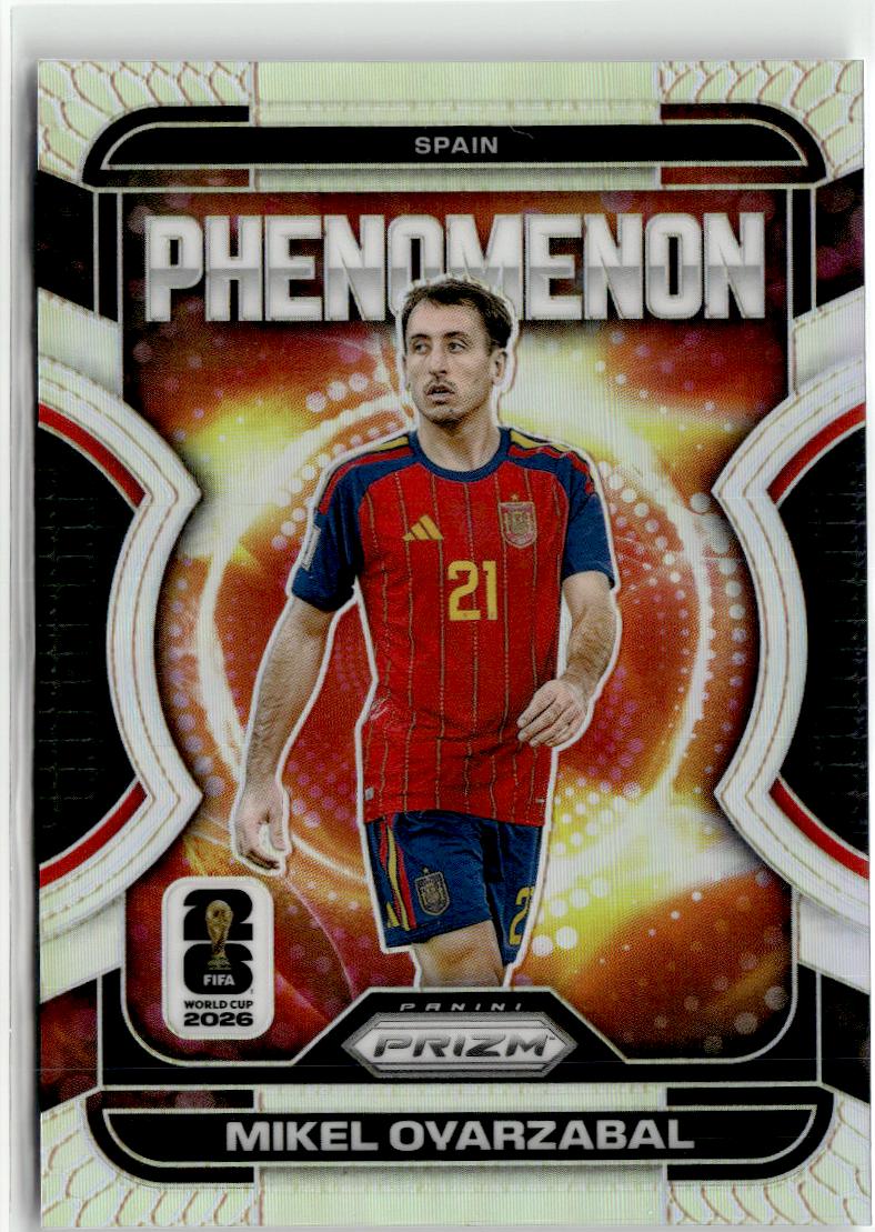 2026 Panini Prizm FIFA World Cup Mikel Oyarzabal Phenomenon Silver Prizms #8