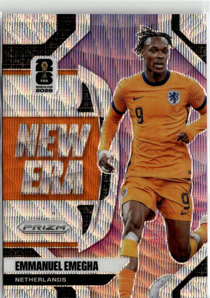 2026 Panini Prizm FIFA World Cup Emmanuel Emegha New Era Wave Prizms #23