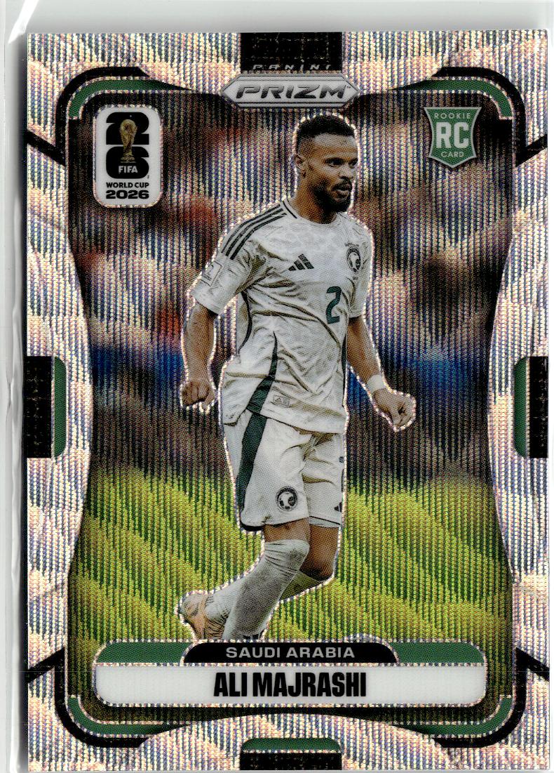 2026 Panini Prizm FIFA World Cup Ali Majrashi Wave Prizms #383 Saudi Arabia