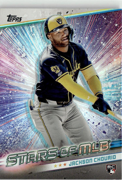 2024 Topps Update Jackson Chourio Stars of MLB #SMLB-84 Milwaukee Brewers