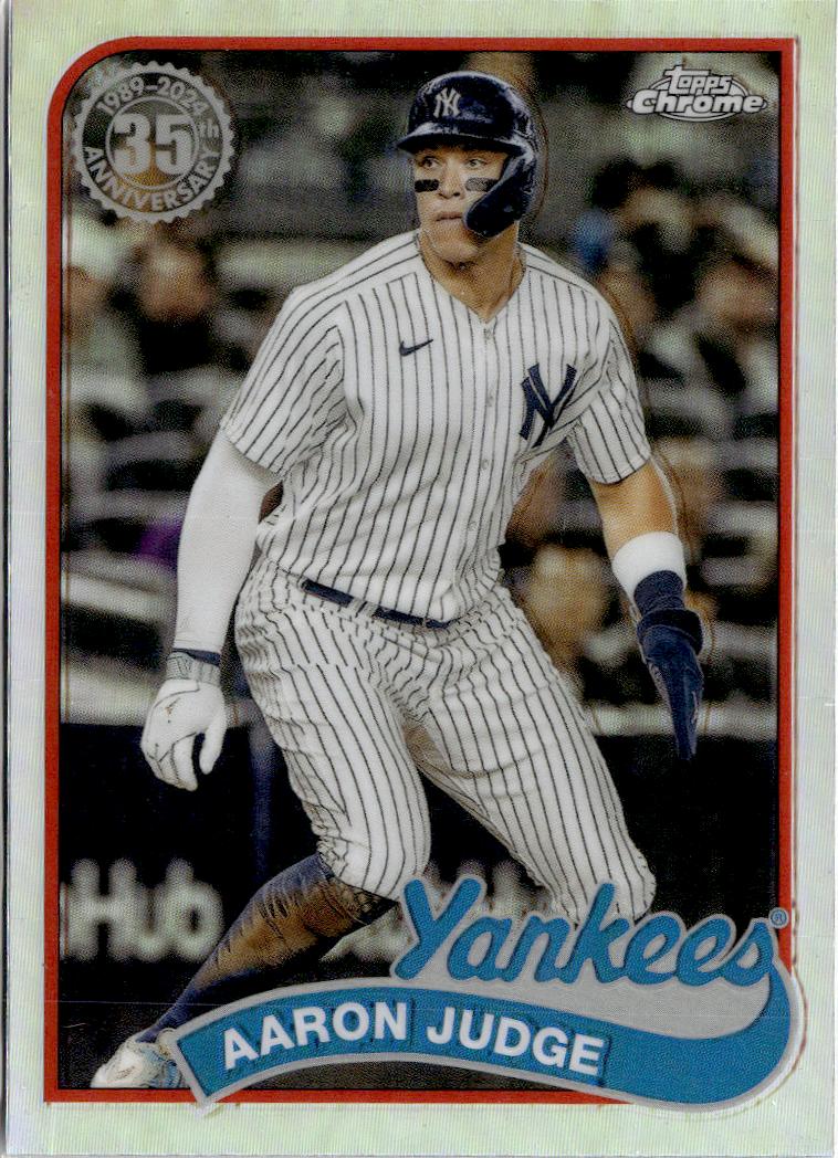 2024 Topps Chrome Aaron Judge 1989 Topps Baseball 35th Anniversary #89CB-2