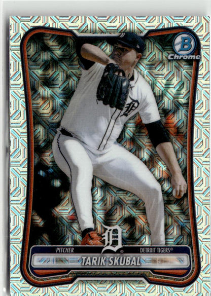 2026 Bowman Tarik Skubal Chrome Mojo Refractors #76 Detroit Tigers
