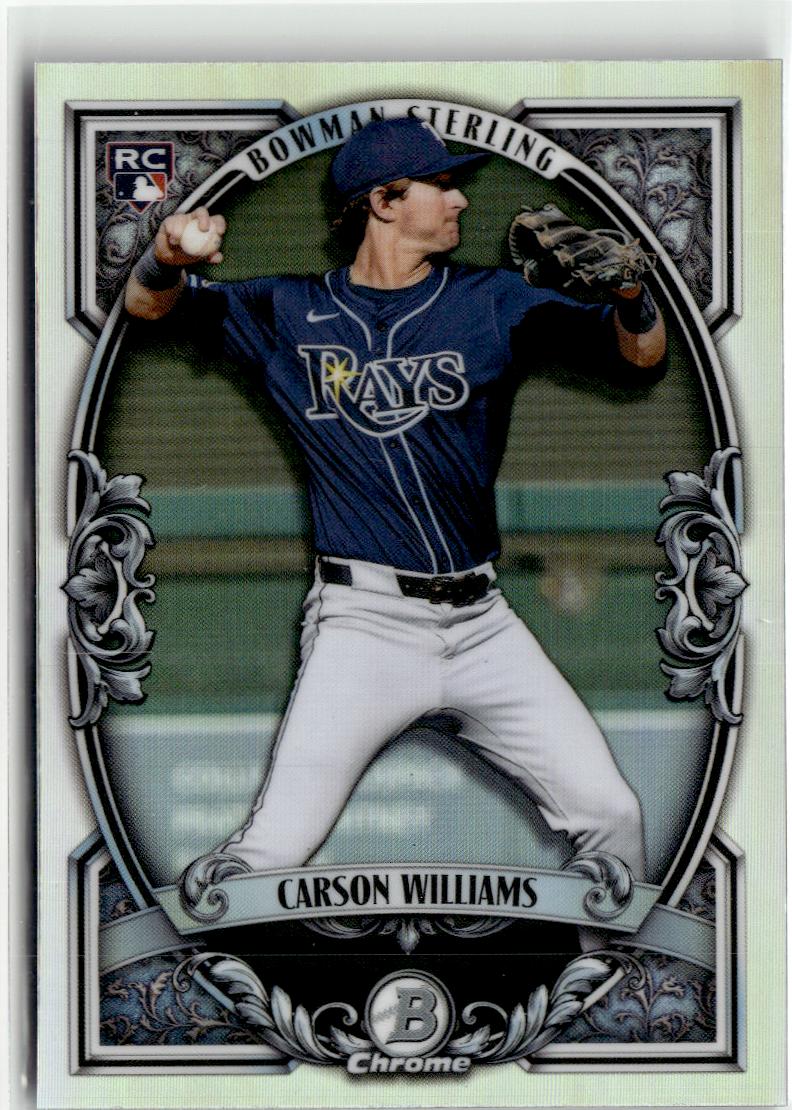 2026 Bowman Carson Williams Bowman Sterling #BST-15 Tampa Bay Rays