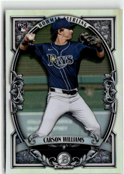 2026 Bowman Carson Williams Bowman Sterling #BST-15 Tampa Bay Rays