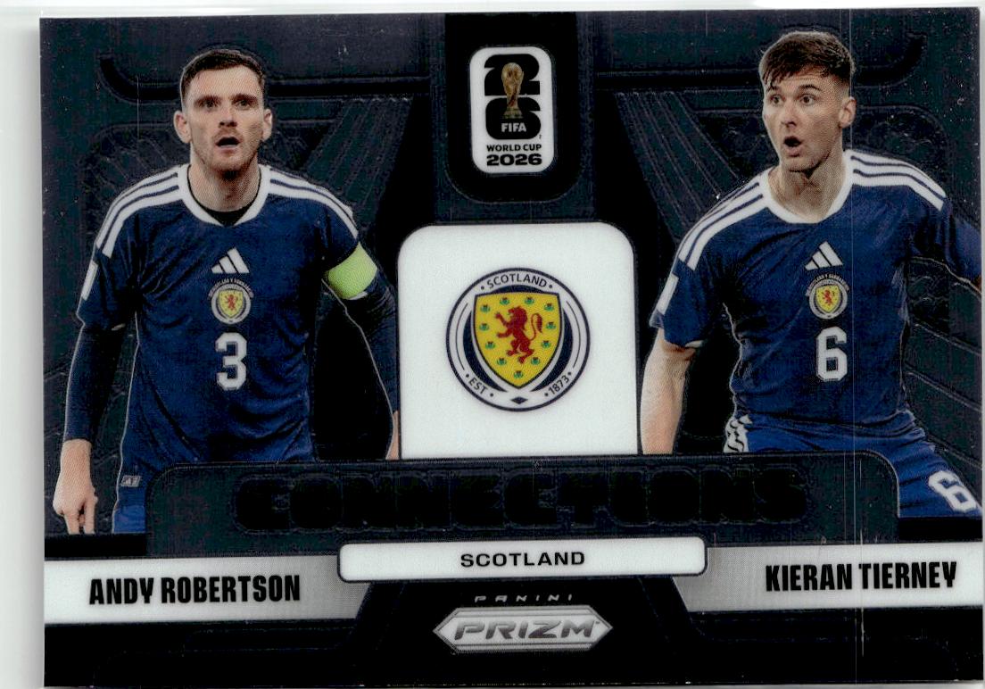 2026 Panini Prizm FIFA World Cup Andy Robertson / Kieran Tierney Connections #2