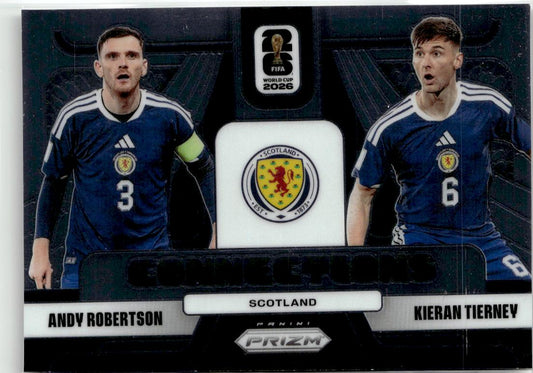 2026 Panini Prizm FIFA World Cup Andy Robertson / Kieran Tierney Connections #2