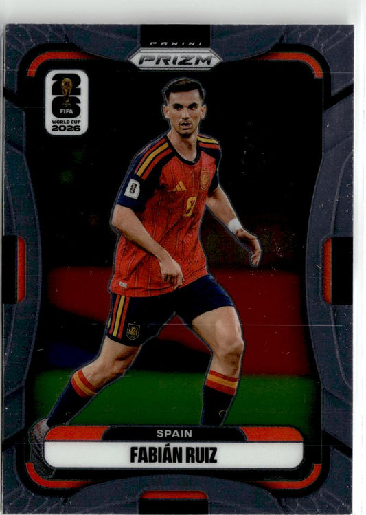 2026 Panini Prizm FIFA World Cup Fabian Ruiz #77 Spain