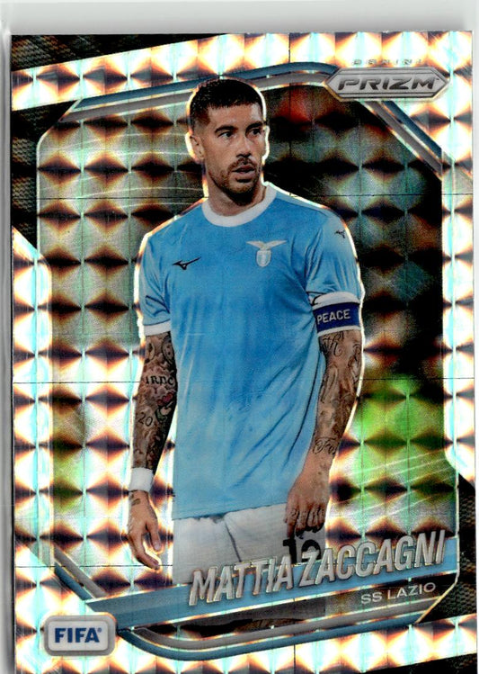 2025-26 Panini Prizm FIFA Mattia Zaccagni Mosaic Prizms #120 Lazio