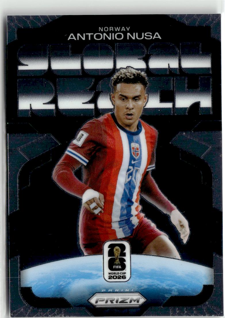 2026 Panini Prizm FIFA World Cup Antonio Nusa Global Reach #15 Norway