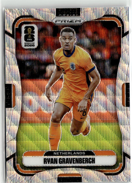 2026 Panini Prizm FIFA World Cup Ryan Gravenberch Wave Prizms #317 Netherlands